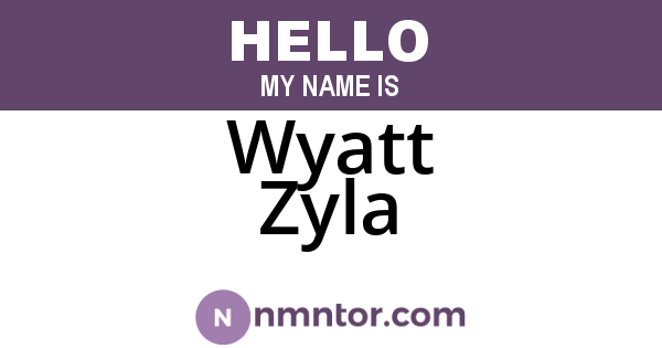 Wyatt Zyla