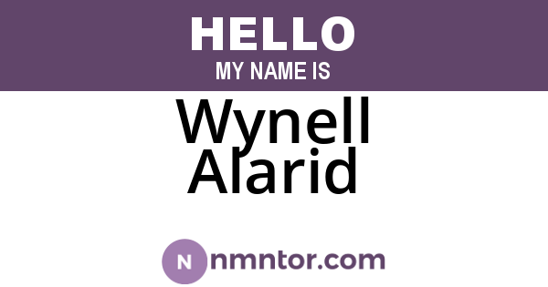 Wynell Alarid