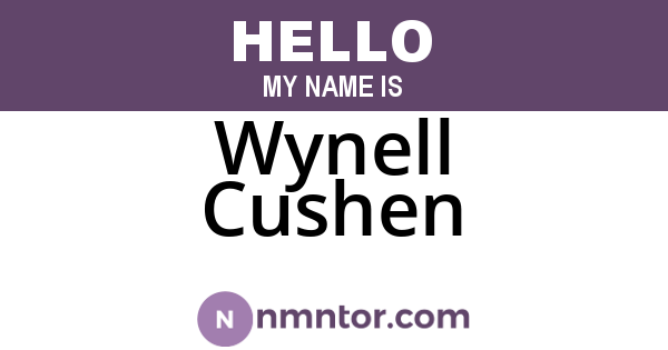 Wynell Cushen