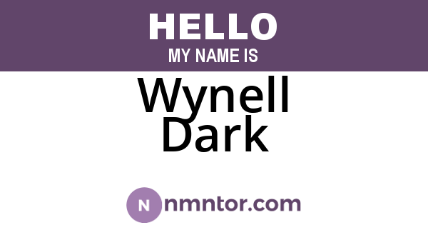 Wynell Dark