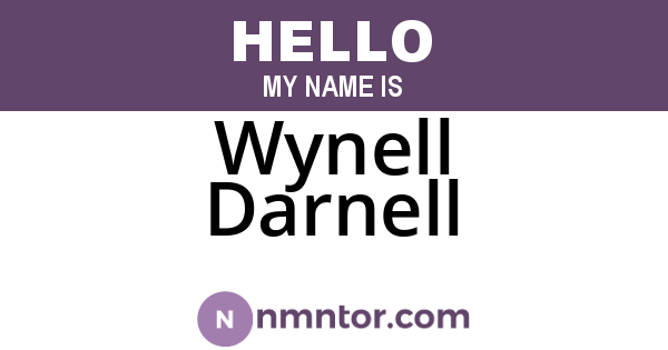 Wynell Darnell