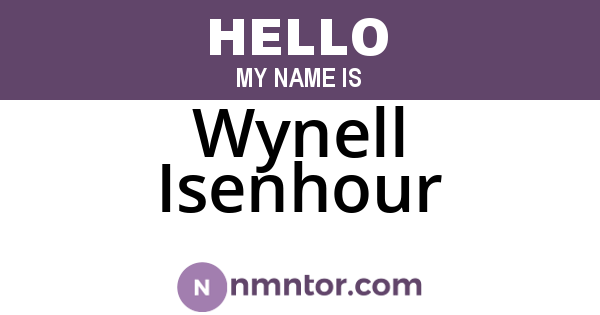 Wynell Isenhour
