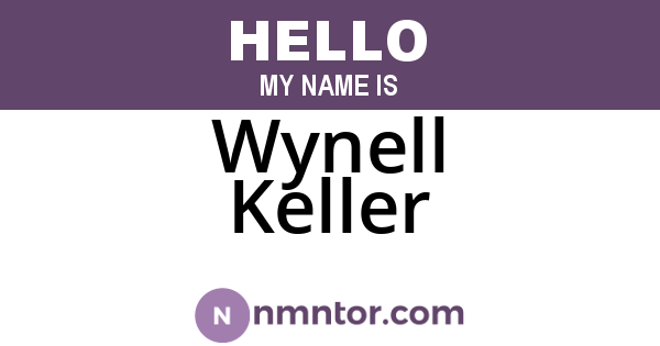 Wynell Keller