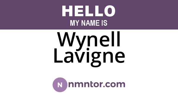 Wynell Lavigne