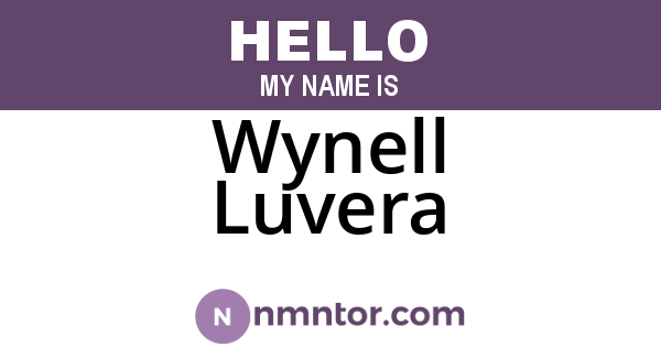 Wynell Luvera