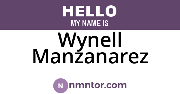 Wynell Manzanarez