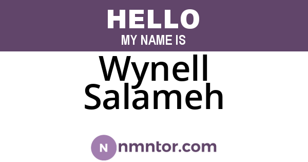 Wynell Salameh