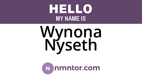 Wynona Nyseth