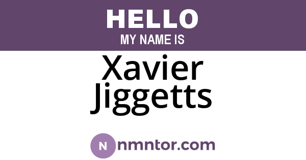 Xavier Jiggetts
