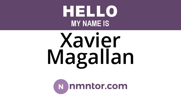 Xavier Magallan