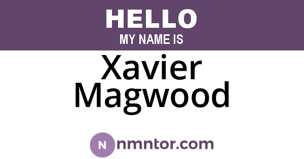Xavier Magwood