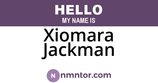 Xiomara Jackman