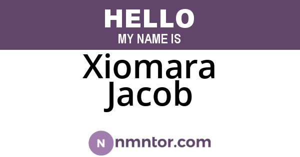 Xiomara Jacob