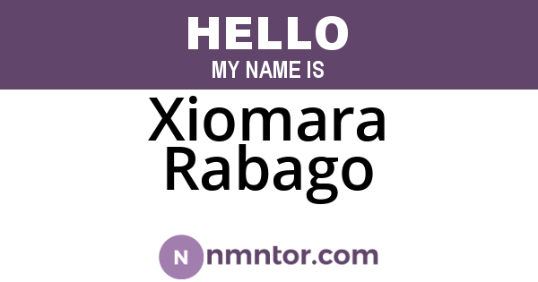 Xiomara Rabago