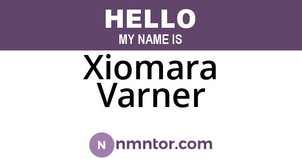 Xiomara Varner