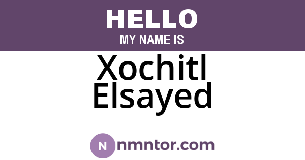 Xochitl Elsayed
