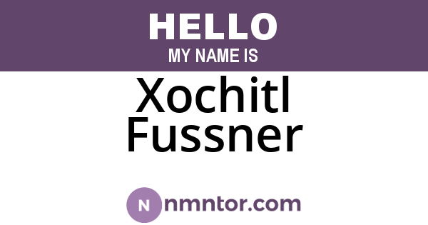 Xochitl Fussner