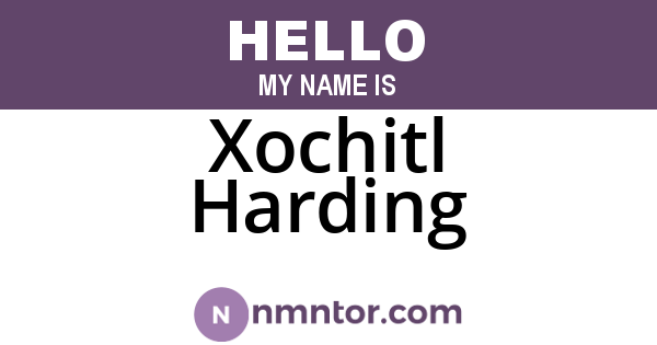 Xochitl Harding