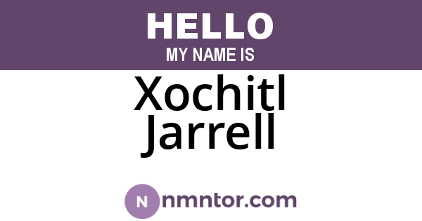 Xochitl Jarrell