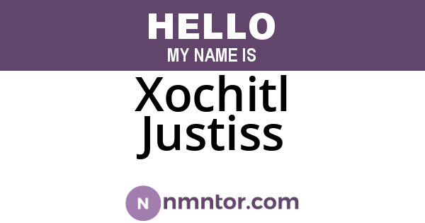 Xochitl Justiss