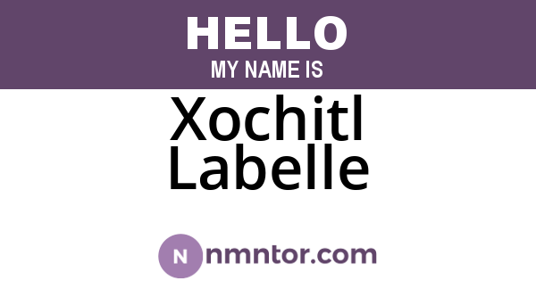 Xochitl Labelle
