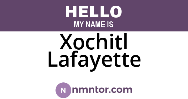 Xochitl Lafayette