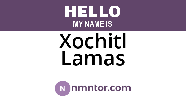 Xochitl Lamas
