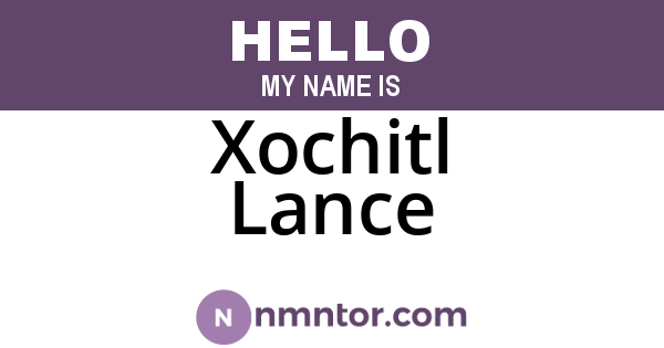 Xochitl Lance