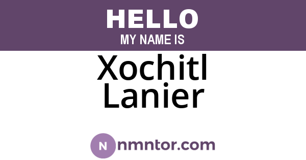 Xochitl Lanier