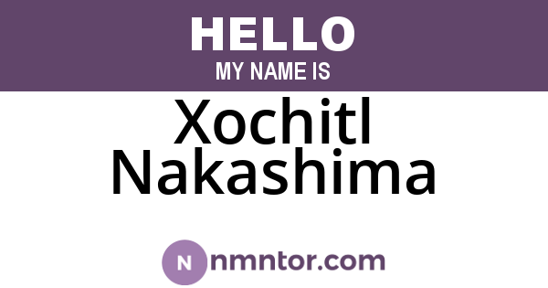 Xochitl Nakashima
