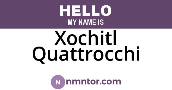 Xochitl Quattrocchi
