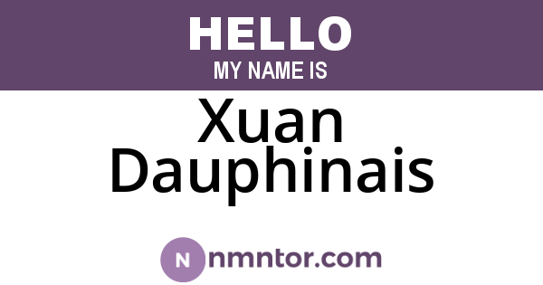 Xuan Dauphinais