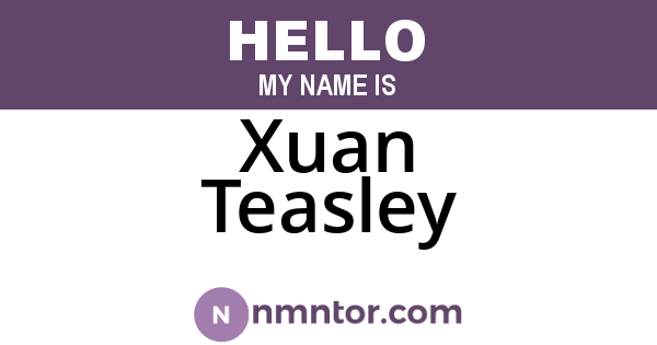 Xuan Teasley