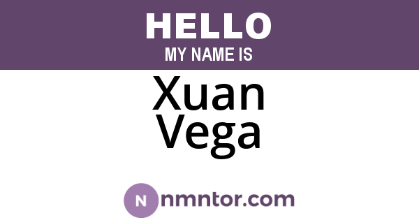 Xuan Vega