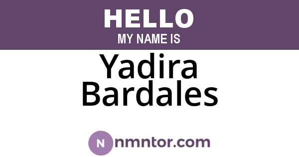 Yadira Bardales