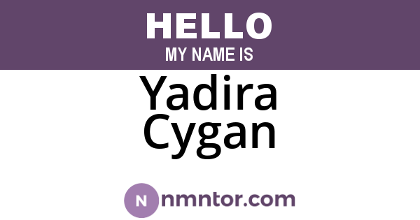 Yadira Cygan