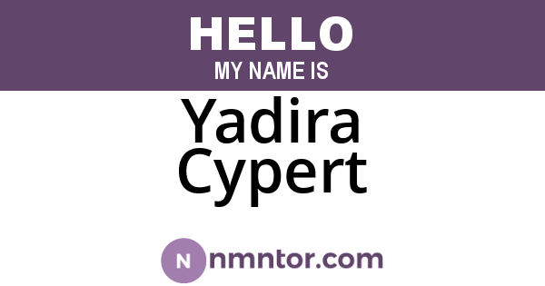 Yadira Cypert