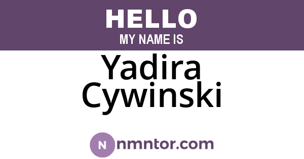 Yadira Cywinski