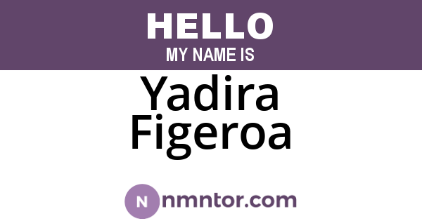 Yadira Figeroa