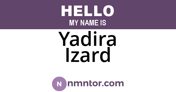 Yadira Izard