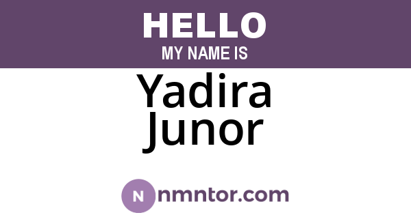Yadira Junor