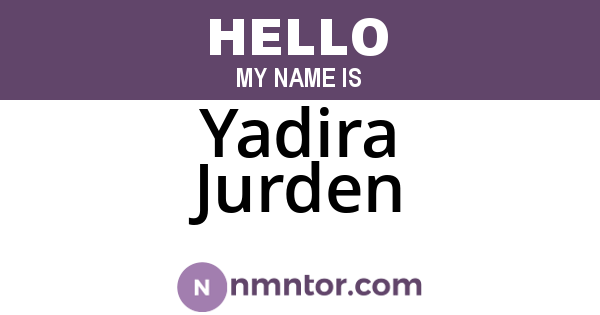 Yadira Jurden