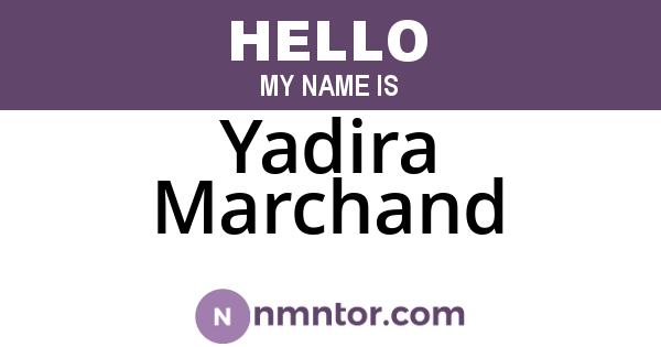 Yadira Marchand