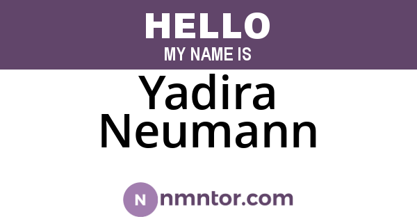 Yadira Neumann