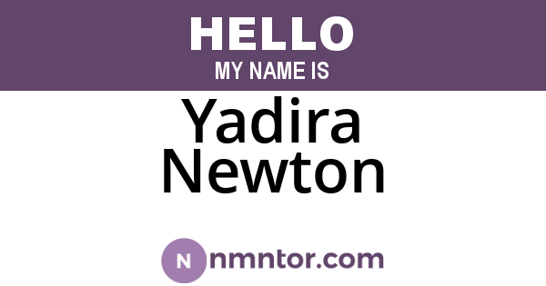 Yadira Newton