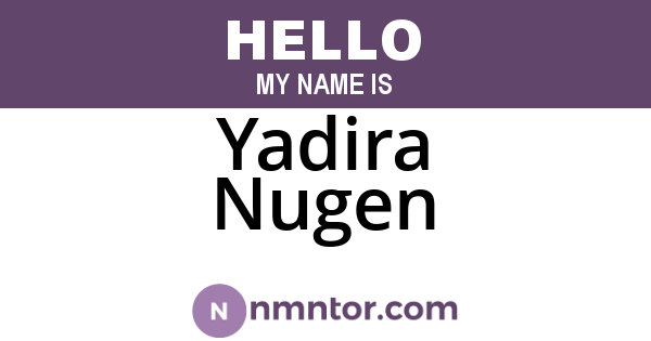Yadira Nugen