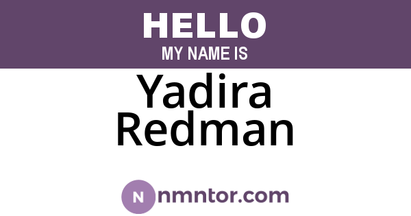 Yadira Redman