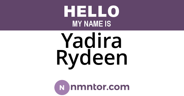 Yadira Rydeen