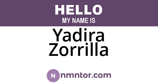 Yadira Zorrilla