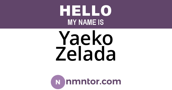 Yaeko Zelada